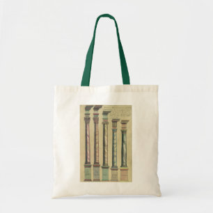 Tote Bag Architecture Vintage, les 5 Ordres Architecturaux