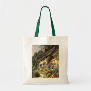 Tote Bag Architecture Vintage, Maison de Campagne Cottage
