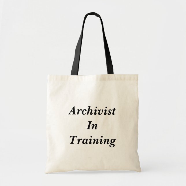 Tote Bag Archiviste en formant Fourre-tout (Devant)