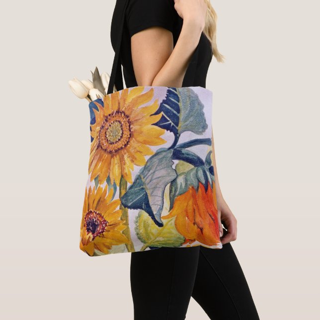 Tote Bag Ardoise de tournesol (De près)