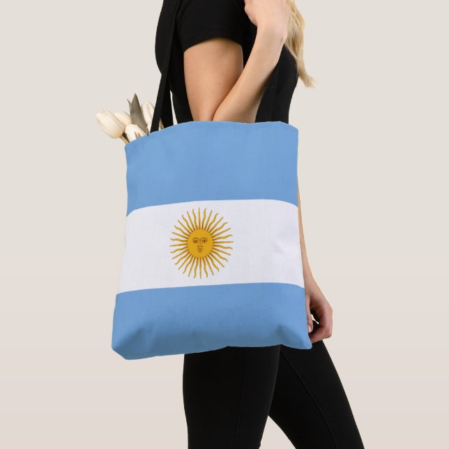 Tote Bag Argentina flag (De près)