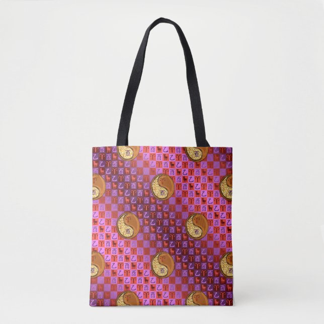 Tote Bag Aries & Wood Rooster (Devant)