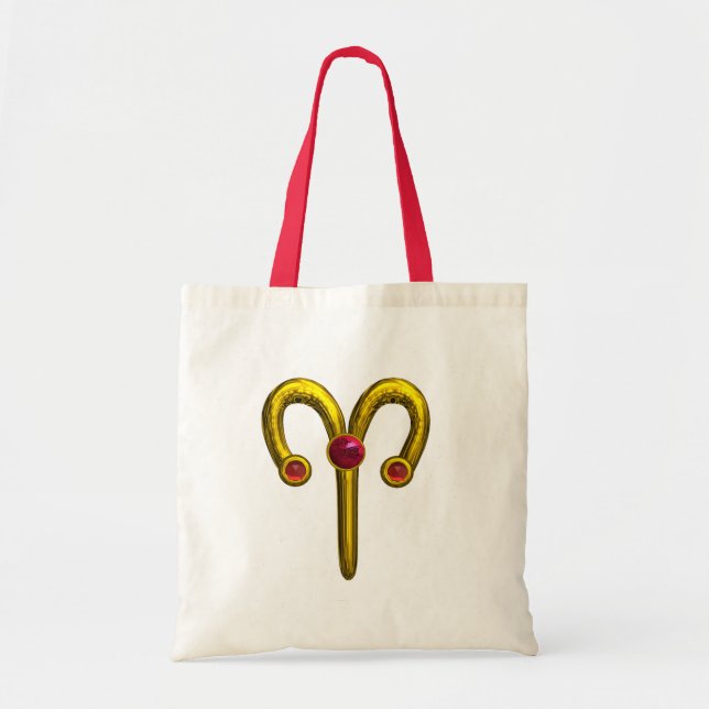 TOTE BAG ARIES ZODIAC BIRTHDAY JEWEL (Devant)