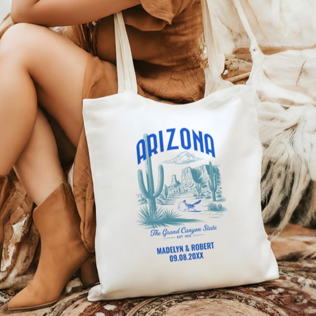 Tote Bag Arizona Wedding Welcome Gift Bridesmaids, Guests (Créateur téléchargé)