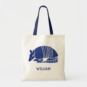 Tote Bag Armadillo bleu marine personnalisé