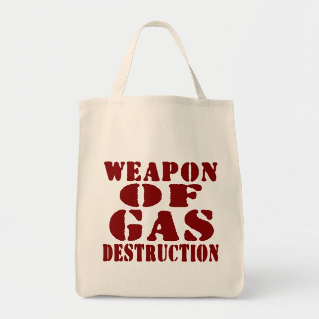 Tote Bag Arme De Destruction Du Gaz (Devant)