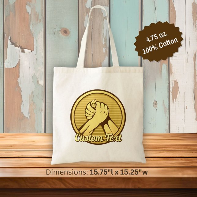 Tote Bag Arme de lutte Gold (Créateur téléchargé)