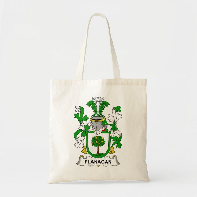 Tote Bag Armoiries de Flanagan Crest de famille (Devant)