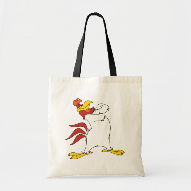 Tote Bag Armoiries de Foghorn Leghorn franchies (Devant)