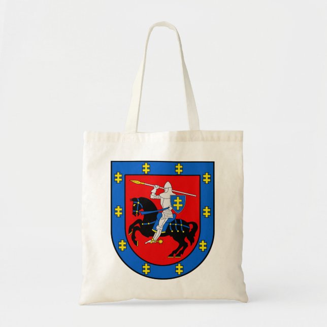 Tote Bag Armoiries du comté de Vilnius (Devant)