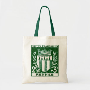 Tote Bag Armoiries vintages de Rennes, France