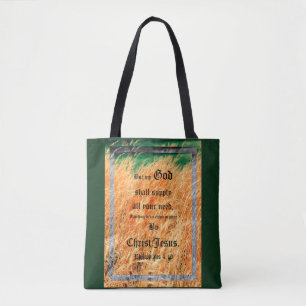 Tote Bag Armoise de balai Résumé Philippiens 4v19