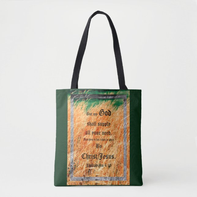 Tote Bag Armoise de balai Résumé Philippiens 4v19 (Devant)