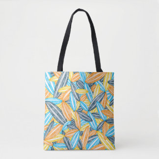 Tote Bag AroAce Pride Abstraite Fleur Zen Pétales Coucher d