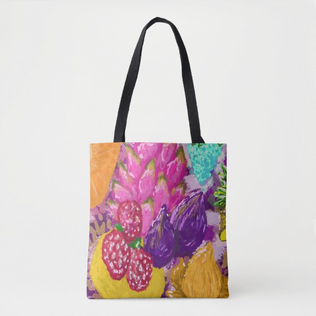 Tote Bag Arrangement d'art de fruits (Devant)