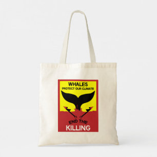 Tote Bag Arrêter la chasse aux baleines   Interdire la prot