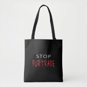 Tote Bag Arrêter le commerce de la fourrure