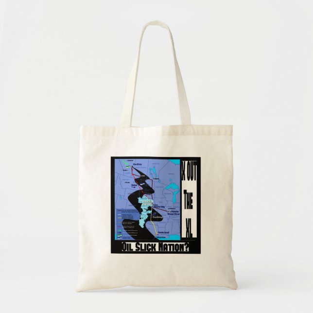 Tote Bag Arrêtez l'extension de canalisation de XL (Devant)