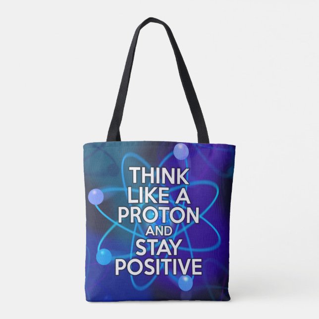 TOTE BAG ARRÊTONS-NOUS / PENSER COMME UN PROTON (Dos)