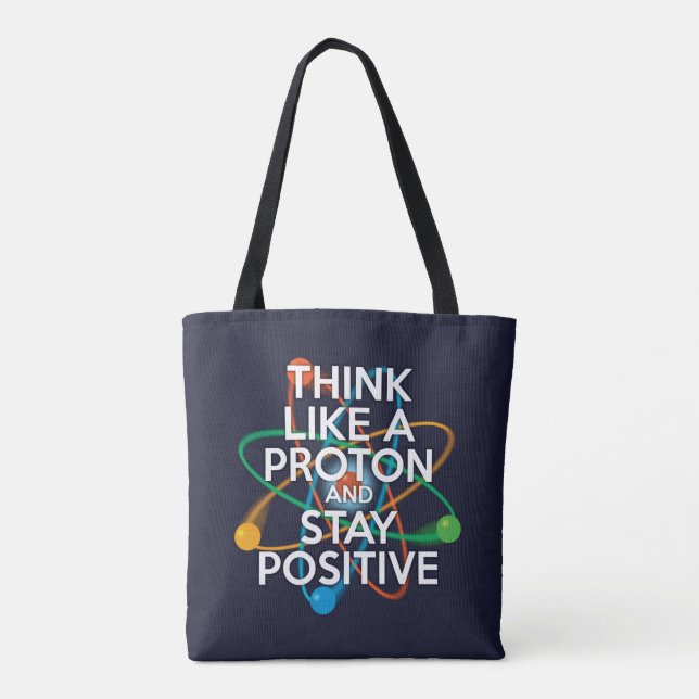 TOTE BAG ARRÊTONS-NOUS / PENSER COMME UN PROTON (Dos)
