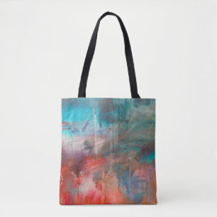 Tote Bag Arrière - plan Abstrait de peinture à l'huile. Hui