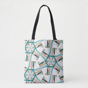 Tote Bag Arrière - plan abstrait fractal. Effets numériques