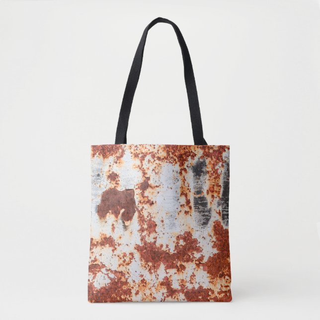 Tote Bag arrière - plan abstrait texture rouille grunge (Devant)
