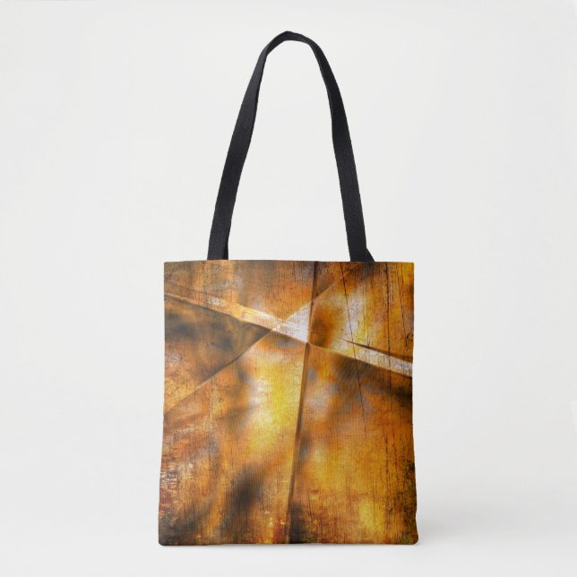 Tote Bag arrière - plan coloré abstrait d'art (Devant)