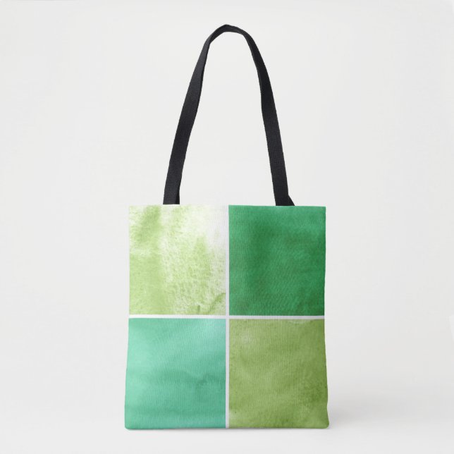 Tote Bag arrière - plan coloré d'aquarelle pour vos 6 (Devant)