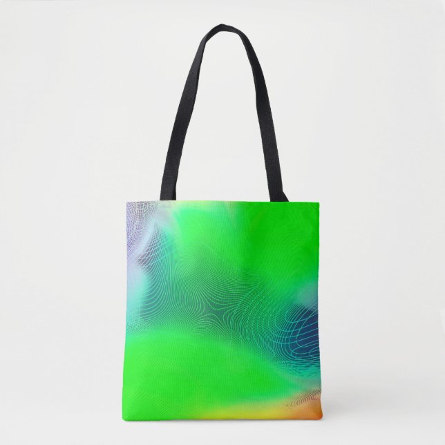 Tote Bag arrière - plan de flou abstrait. patch d'effet mul (Devant)