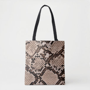 Tote Bag arrière - plan de la texture de la peau du serpen
