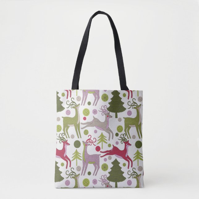 Tote Bag Arrière - plan de Noël : Conception de la saison d (Devant)