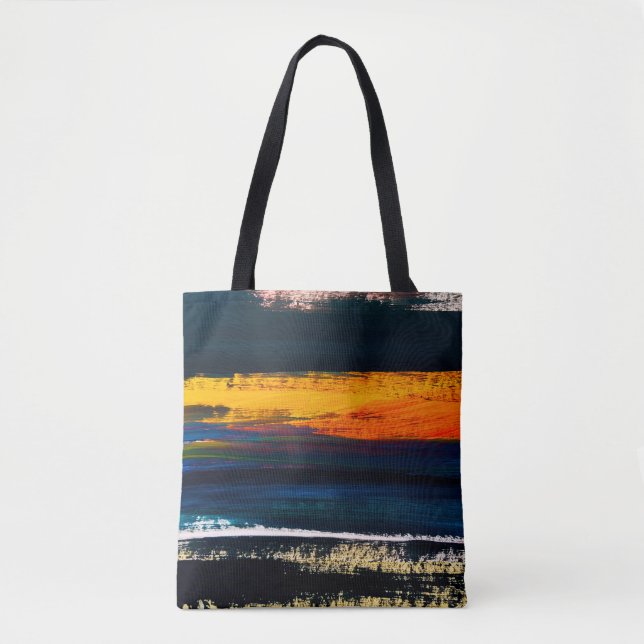 Tote Bag arrière - plan de peinture d'art Abstrait. Art mod (Devant)