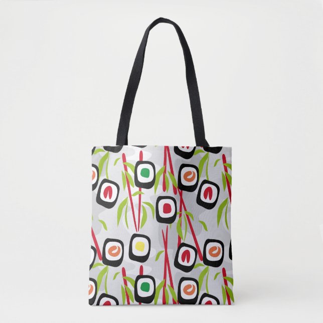 Tote Bag Arrière - plan de sushi (Devant)