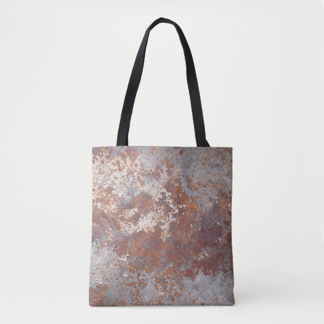 Tote Bag Arrière - plan de texture métallique rouillé (Devant)
