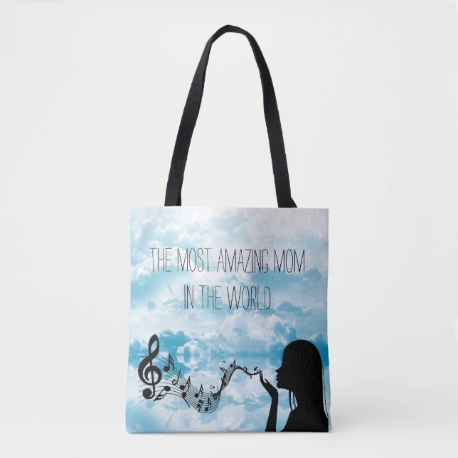 Tote Bag Arrière - plan de typographie sophistiquée du ciel (Devant)