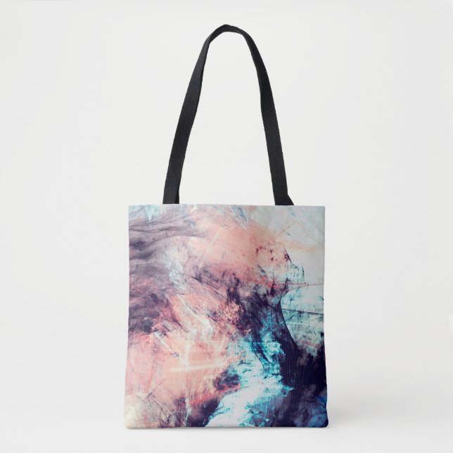 Tote Bag arrière - plan dynamique couleur Abstrait avec écl (Devant)