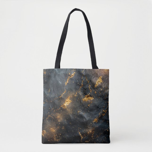 Tote Bag Arrière - plan en acier brûlé (Devant)