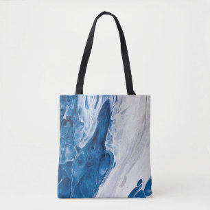 Tote Bag Arrière - plan peint à la main abstrait créatif, w