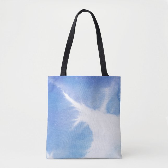 Tote Bag Arrière - plan peint à la main d'aquarelle (Devant)