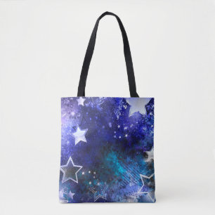 Tote Bag Arrière - plan spatial avec étoiles