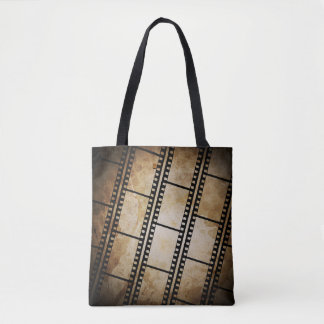 Tote Bag arrière - plan vintage avec cadre de film, photo,