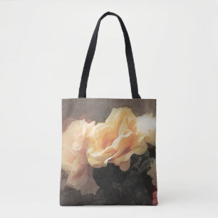 Tote Bag arrière - plan vintage floral d'art dans des