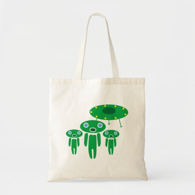 Tote Bag arrivée des Aliens (Devant)