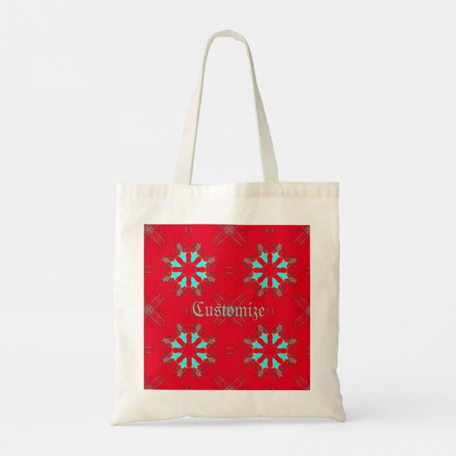 Tote Bag Arrowhead Feathers Pow-wow Thunder_Cove (Dos)
