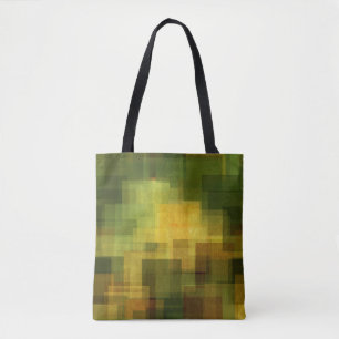Tote Bag art 2 géométriques abstraits colorés vintages