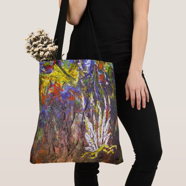 Tote Bag Art Abstrait (De près)