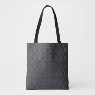 Tote Bag Art abstrait aquarelle noir foncé de la mort