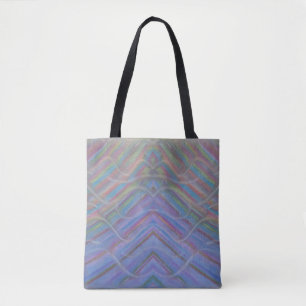 Tote Bag Art abstrait coloré unique P40M