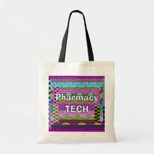 Tote Bag Art abstrait de Fourre-tout de technologie de